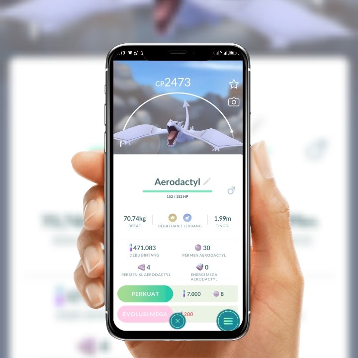 TRADE POKEMON GO AERODACTIL