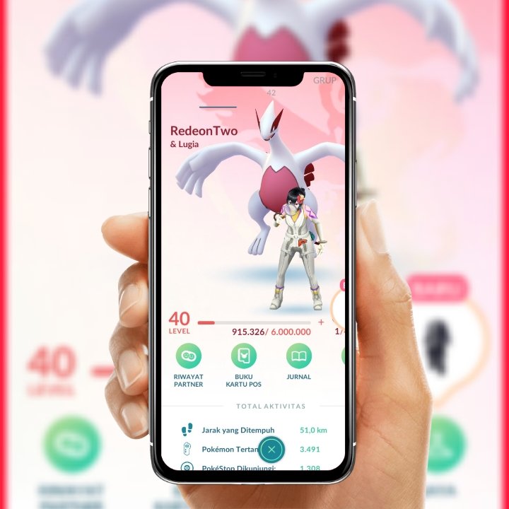 JUAL AKUN POKEMON GO CN REDEON TWO